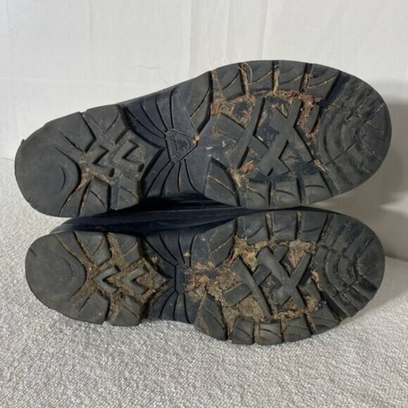 Vintage Kamik Alborg Tan Leather W Rubber Lace Up Winter Boots 11 - Picture 7 of 16